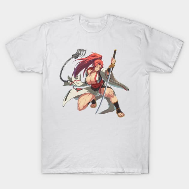 Baiken Guilty Gear T-Shirt by abdul rahim